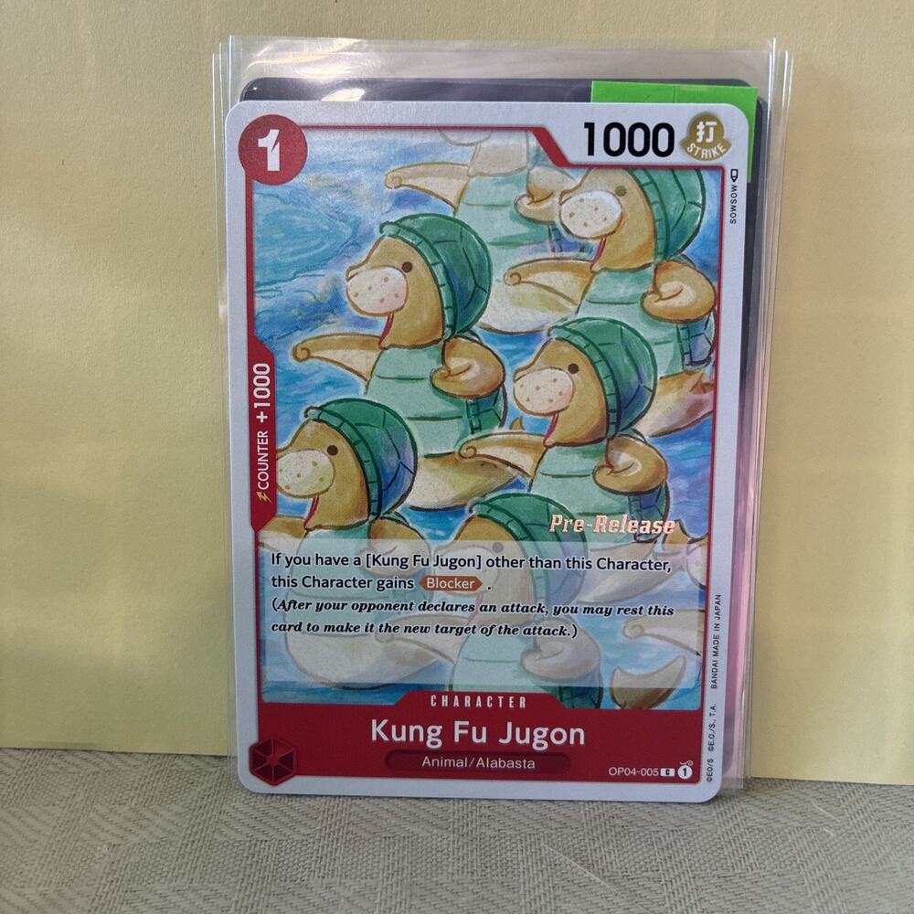 One Piece Card Game Kung Fu Jugon - Kingdoms of Intrigue Pre-Release Promo